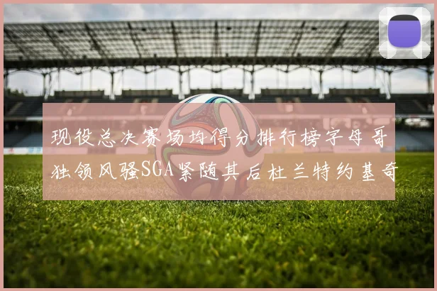 现役总决赛场均得分排行榜字母哥独领风骚SGA紧随其后杜兰特约基奇东契奇争夺第三